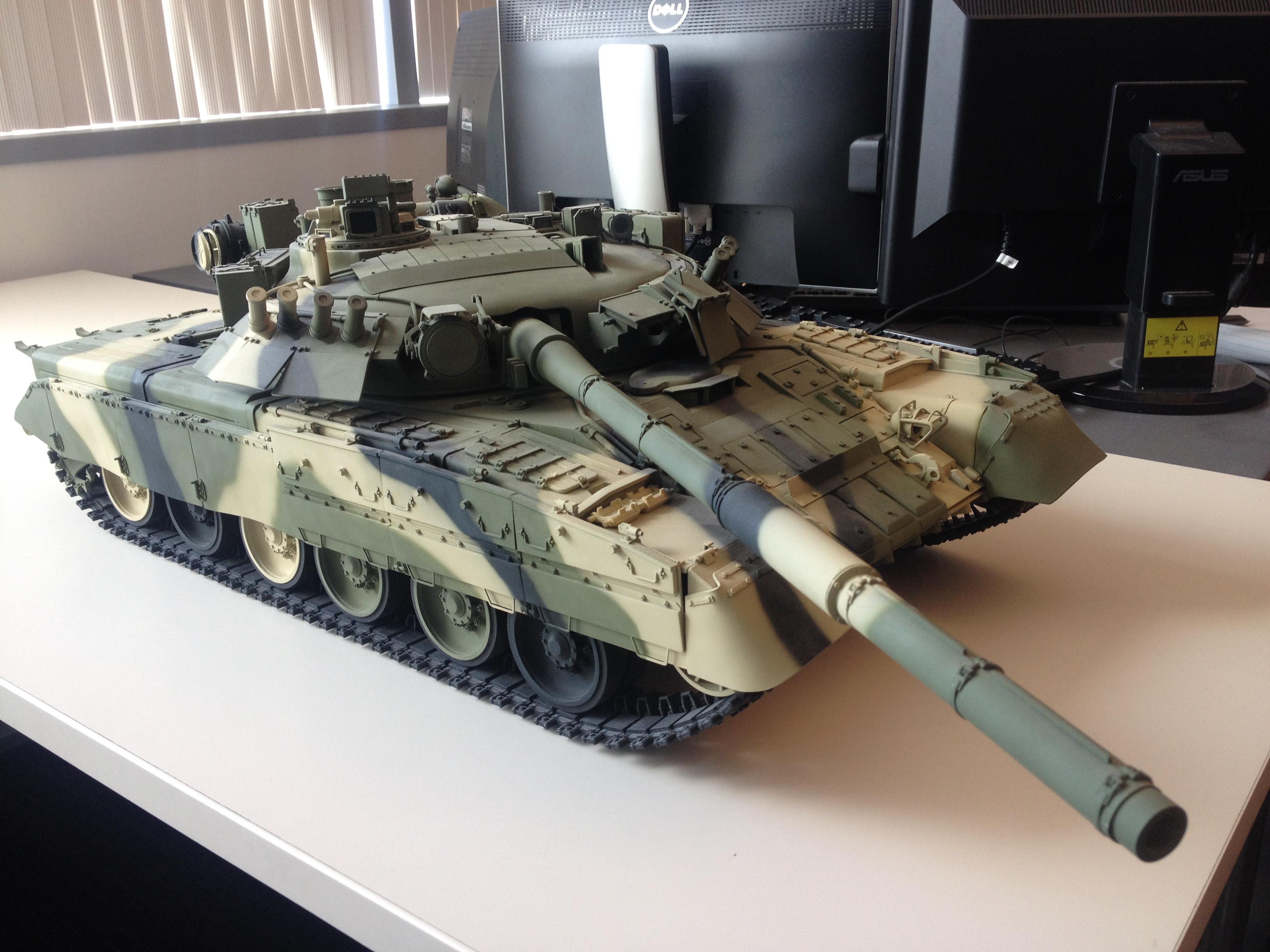 3d Printing Meets Model Building With This Amazing T80 Russian