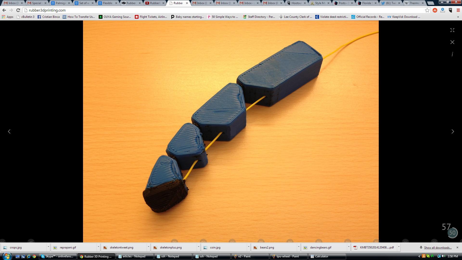 Rubber3DPrinting’s Conductive TPU Filament Has Incredible Potential for