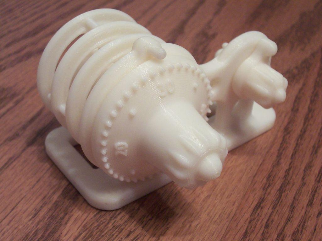 3D Printed Combination Lock Lets You See Exactly How it Works 3DPrint