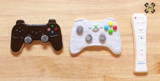Playstation, X-Box and Wii Controller Cookies