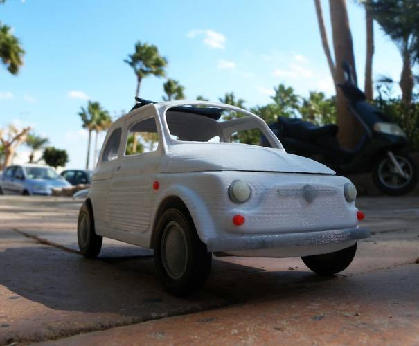 "Italian Sixties Fiat Car Model" by Pinshape user, "Mao."
