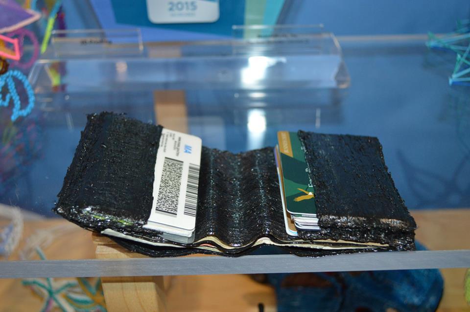 Wallet printed in FLEXY material with 3Doodler 2.0