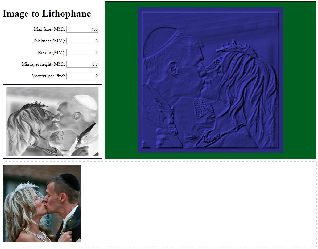 New Website Allows to Create a 3D Printable Lithophane of Any Photo You in 3 Seconds - 3DPrint.com | The Voice of Printing / Additive Manufacturing