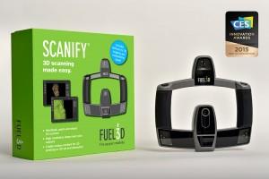 The Fuel3D Scanify handheld 3D scanner.