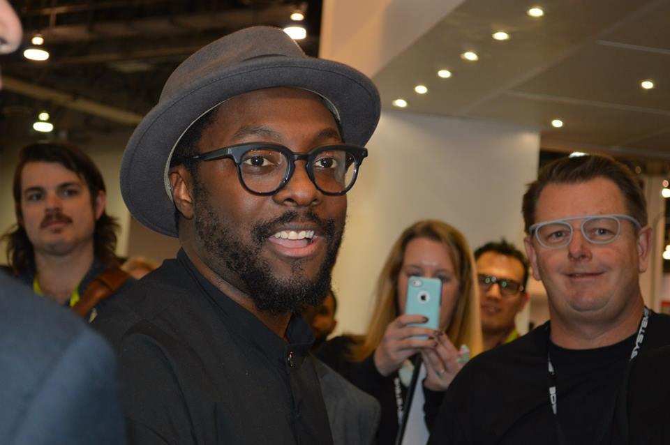 will.i.am at 3D Systems Booth(image by Eddie Krassenstein - 3DPrint.com)