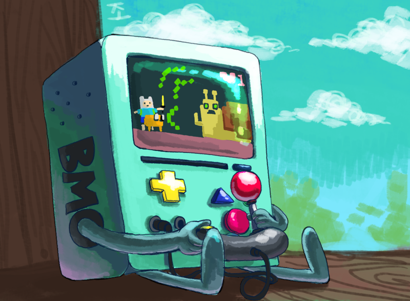"Adventure Time" character, BMO© Cartoon Network.