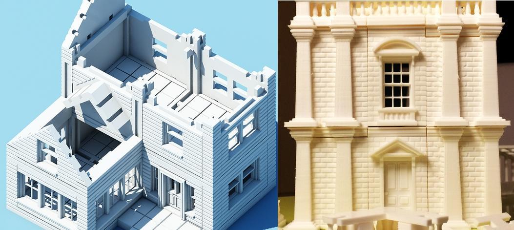 3d Printable Construction Kits Let You Construct Buildings Of Any Size Including Life Sized House Models 3dprint Com The Voice Of 3d Printing Additive Manufacturing