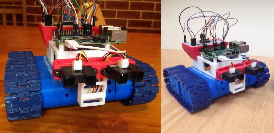 High School Teacher Creates Drogerdy, the 3D Printed Raspberry Pi Controlled Tank Bot