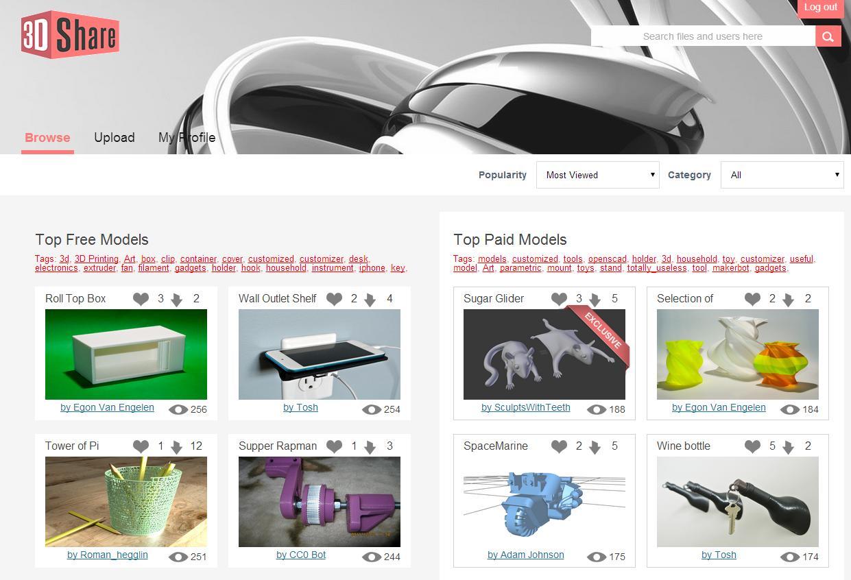 3DPrint Broadens Portfolio By Moving Into 3D Printing Marketplace With ...