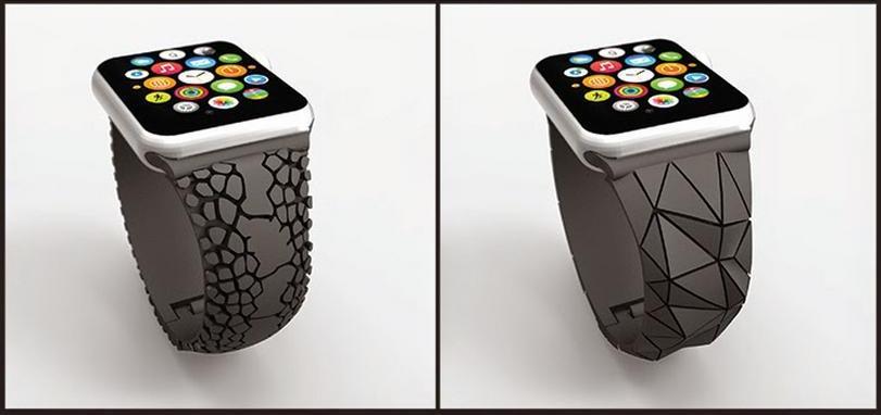 Some of the 3D printed Apple Watch Bands - coming soon!