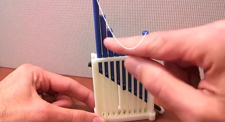 demonstrating a parabola with 3d printing