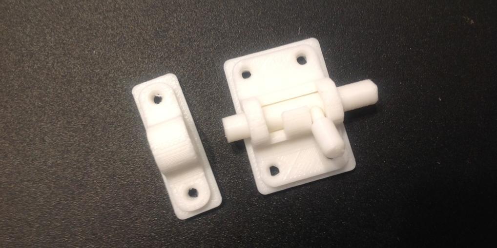 Informeer Teken een foto scheerapparaat Keep People Out with This 3D Printed Door Lock - 3DPrint.com | The Voice of 3D  Printing / Additive Manufacturing