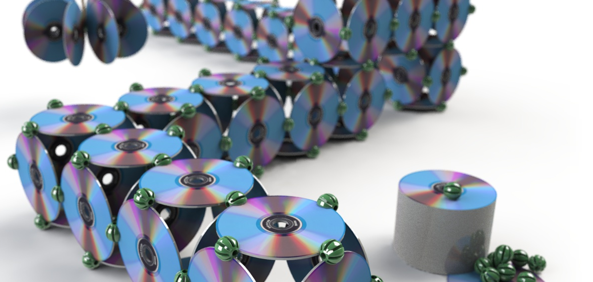 Avooq’s 3D Printable CDBits Turn Your Old CD’s Into Building Blocks