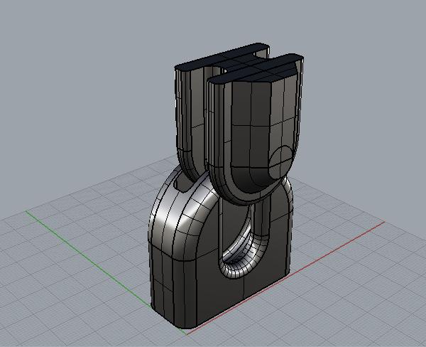 Object designed in CAD