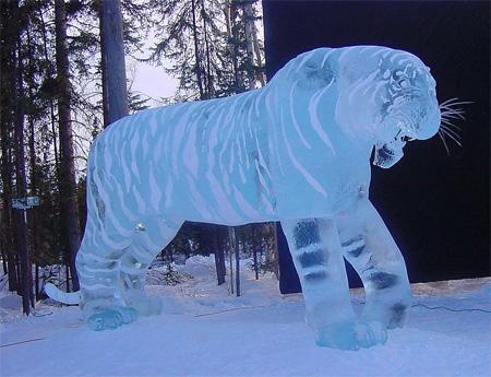 Pieter Sijpkes 3D printed Ice Tiger