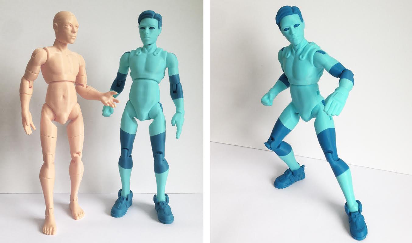 fully articulated action figures