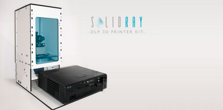 Kitprinter3d Unveils Affordable Solidray Sla Dlp 3d Printer Kit 3dprint Com The Of Printing Additive Manufacturing - Diy Dlp Sla 3d Printer