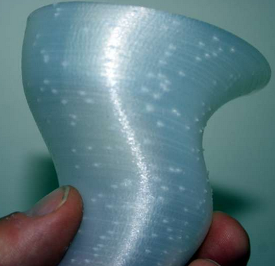 Examples of seams within a 3D print