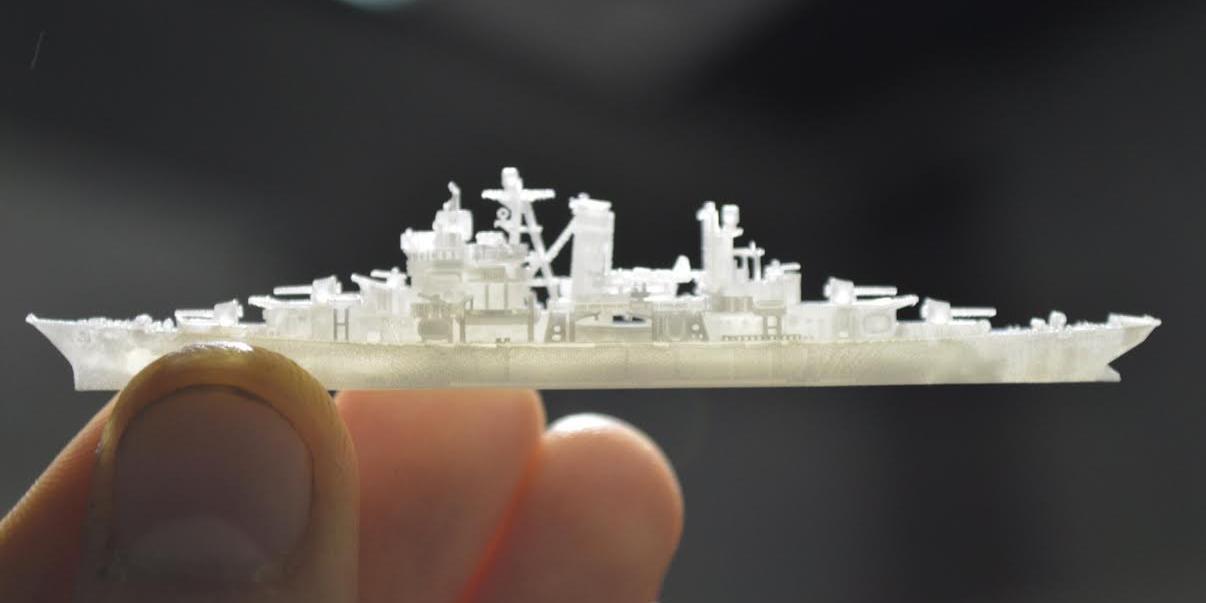 The Detail on This Tiny 3InchLong 3D Printed Ship Will Amaze You