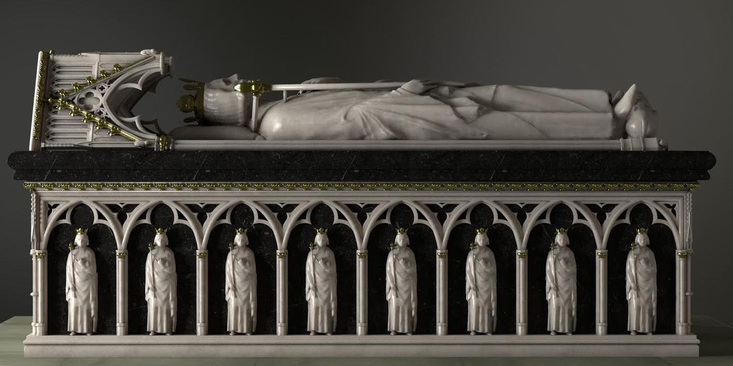 3D Printing Reconstructs Destroyed 685-Year-Old Tomb of Scottish King Robert the Bruce