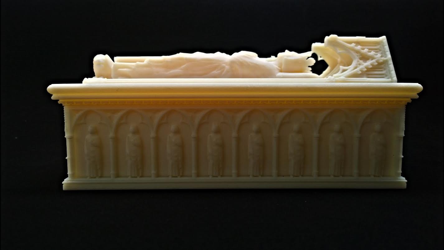 3D printed replica of the tomb. ©Crown Copyright