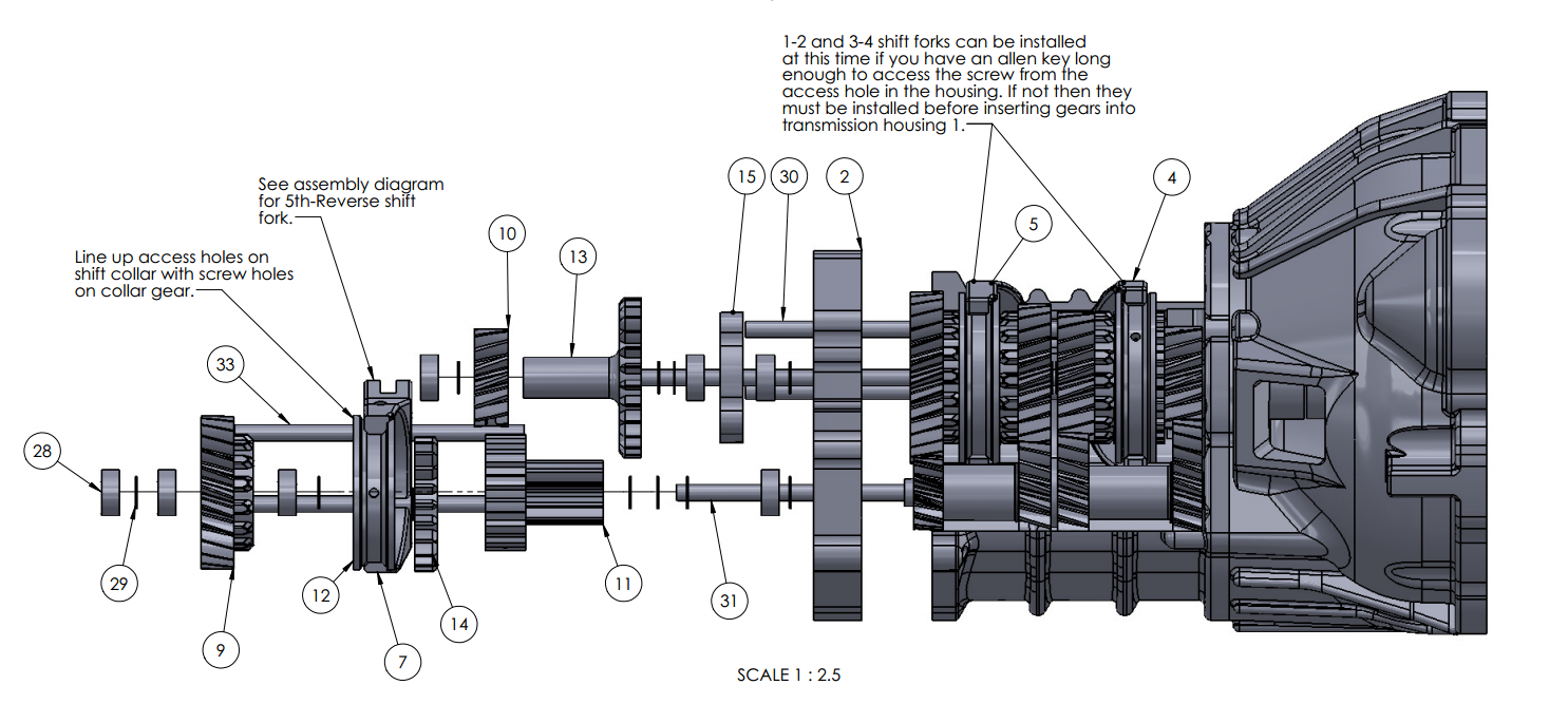 Mechanical Engineer 3D Prints a Working 5-Speed Transmission for a