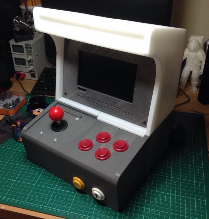 3D Your Own Tabletop Retro Arcade Cabinet 3DPrint.com The Voice of 3D Printing Additive Manufacturing
