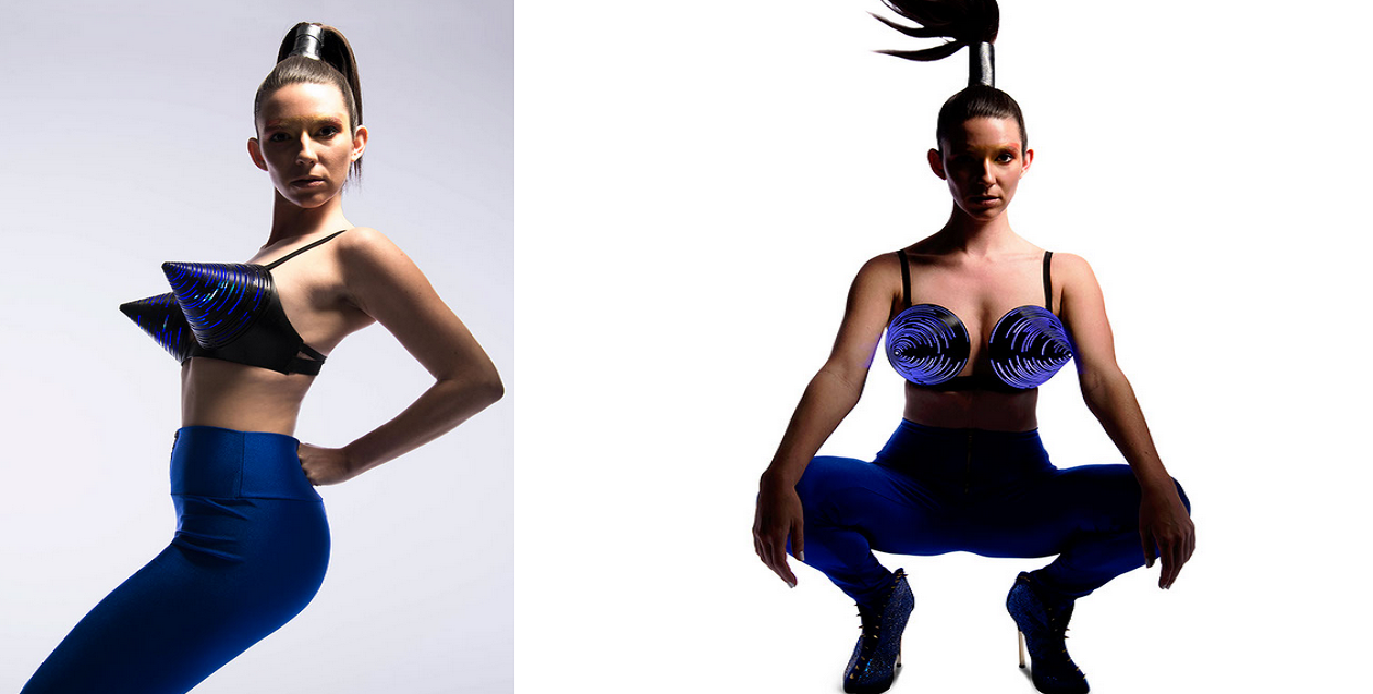 Rapper 'Boyfriend' Adds to Live Performance with 3D Printed, LED-lit Bra 