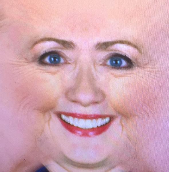 Texturing Clinton's skin for the 3D print.