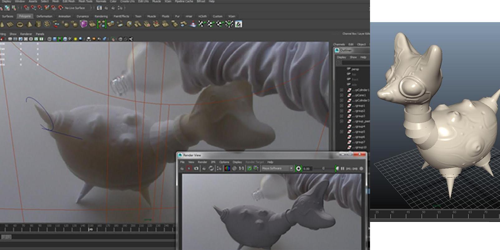 3D Printing, Modeling & Animation Culminate in Noelia Perrelli's Fascinating Video