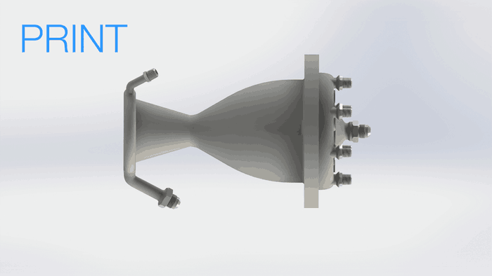 vulcan 3d student printed rocket engine