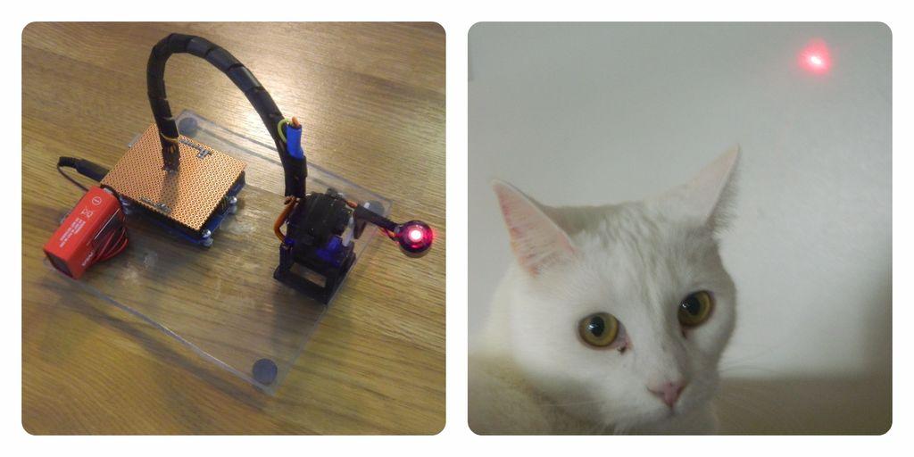 The Ultimate Cat Toy — 3D Printed Laser Robot For Your Cat 3DPrint