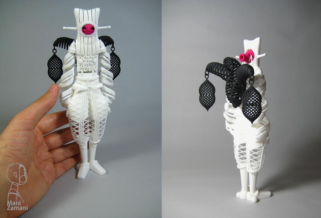 Mani Zamani’s 3D Printed Collectors Grade Toys Completely Defy Convention.