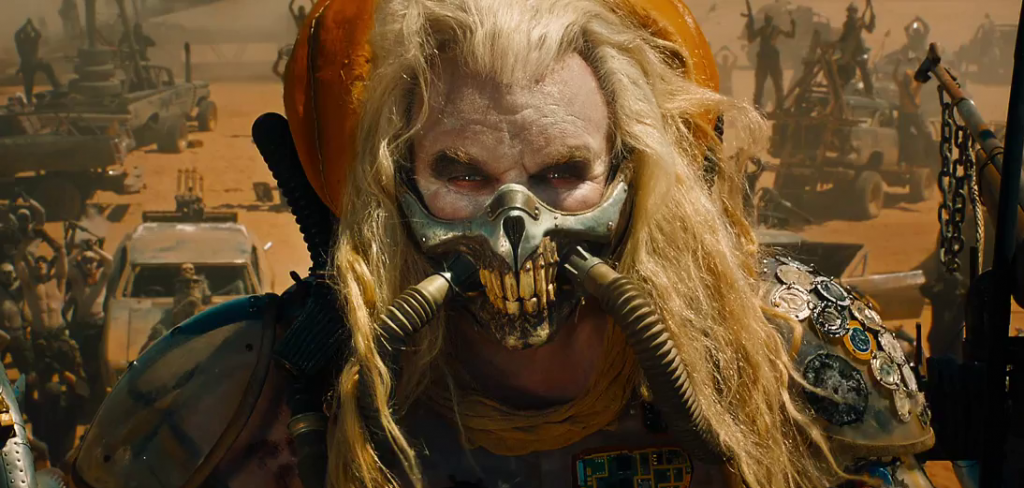 The terrifying warlord Immortan Joe from Mad Max Fury Road played by Hugh Keays-Byrne.