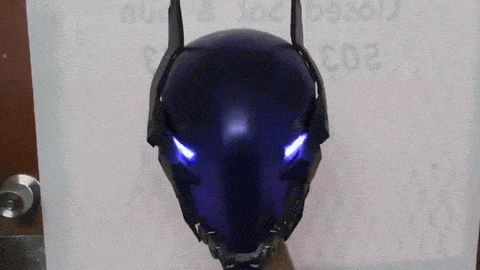 3D Printed Akrham Knight helmet