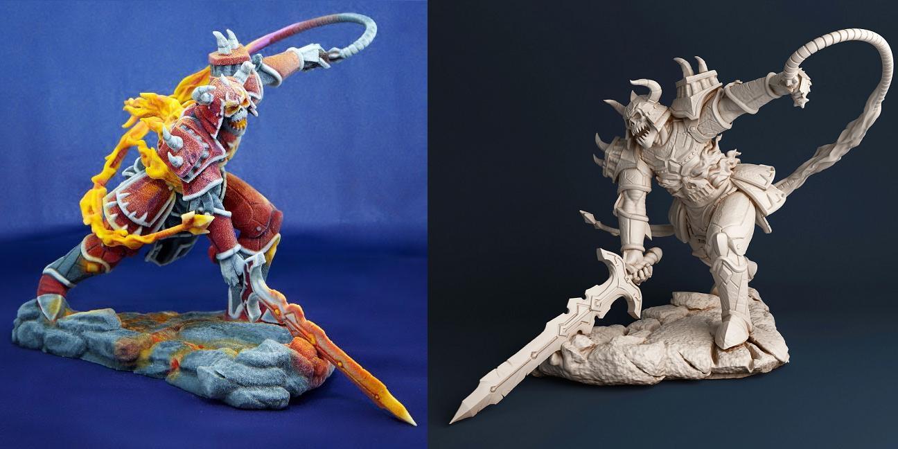 “World of Shadows” Character Comes to Life with Amazing 3D Printed Replica