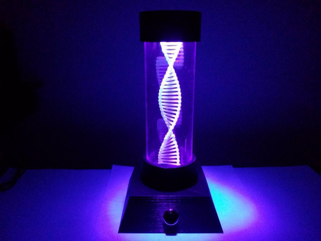 This 3D Printed “DNA Lamp” is Incredibly Mesmerizing to Stare At