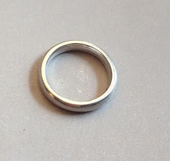 3D Printed Silver Ring (Polished) - Printed on i-Scientifica 3D Printer