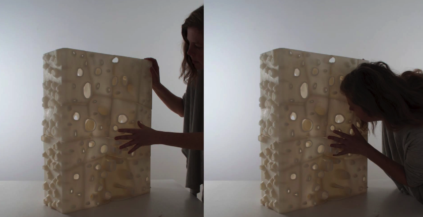 3D printed salt assambled structures