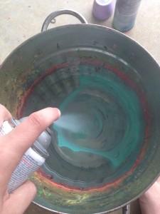 step 4 paint in bucket