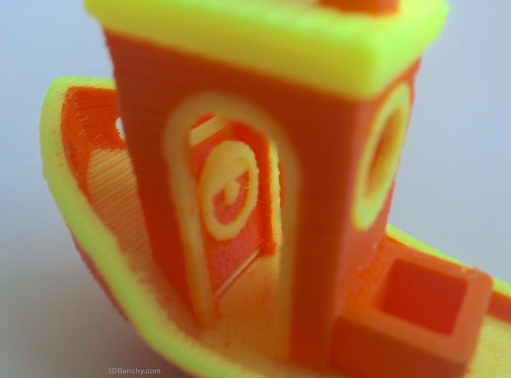 #3DBenchy 3D-printed in two colours - 3DBenchy.com v9