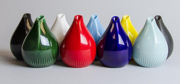 porcelain vases by Salokannel