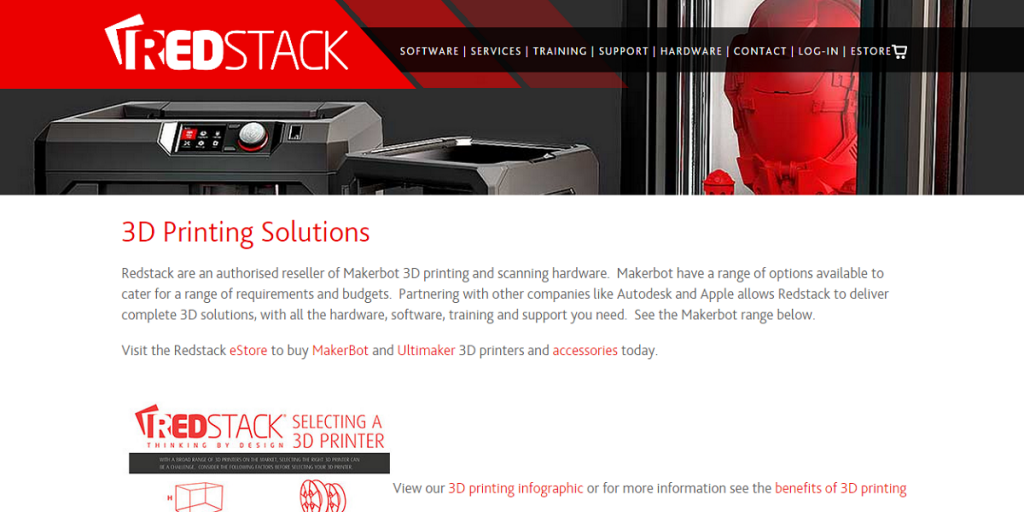 redstack 3d printing solutions