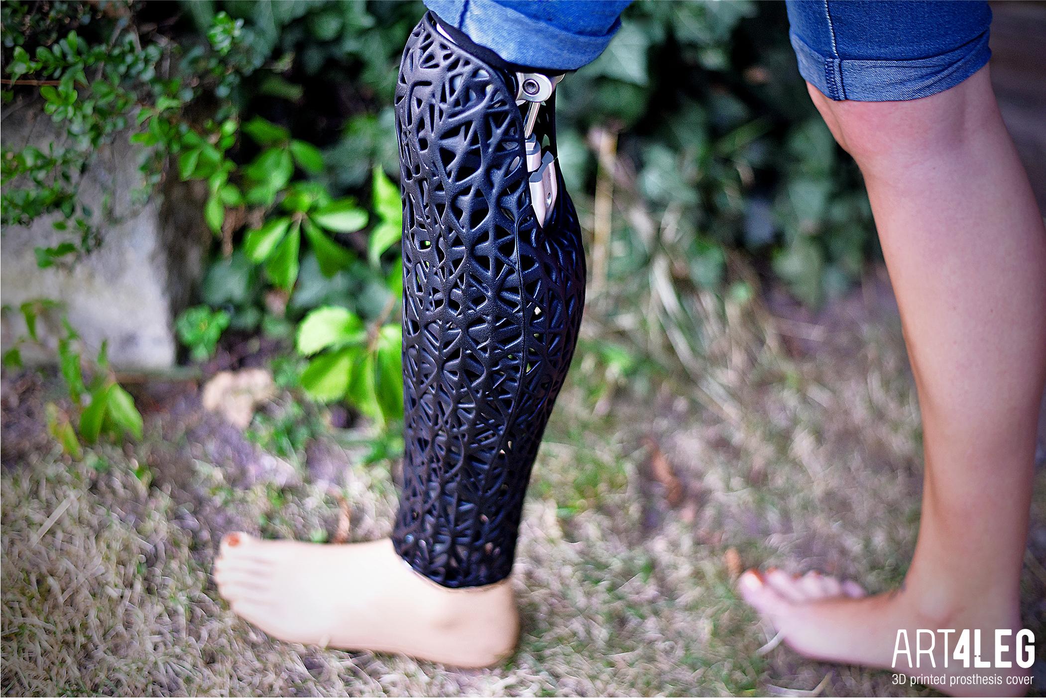 Art4leg Unveils Custom 3d Printed Prosthetic Leg Covers 南极熊3d打印网 平台