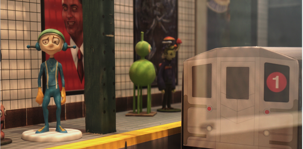 3DP4E Unveils NYC's First (?) 3D Printed Alien Subway & Rat Disco