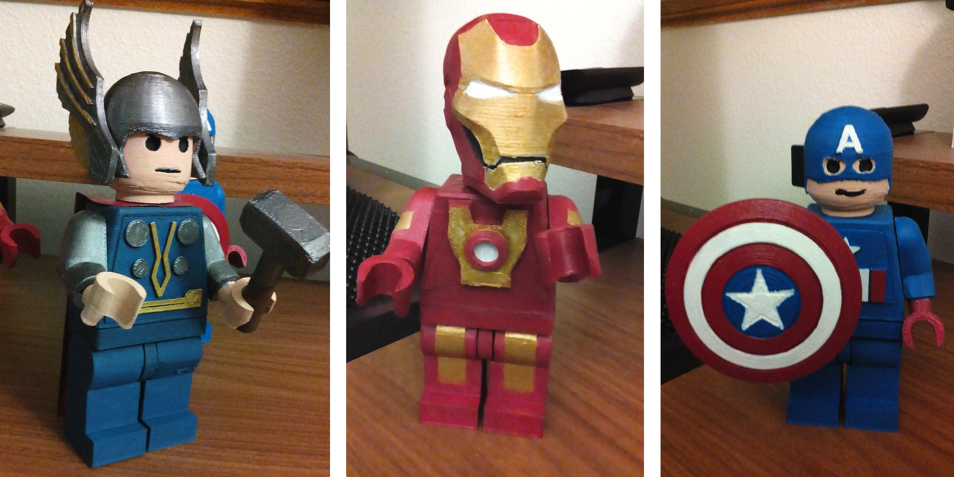 Superhelden-Serie 144 Modells Iron Man Captain America for Lego Mini figure Germ 