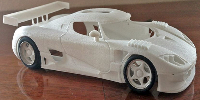 Designer Creates Another Awesome Printed Slot Car - | The Voice of 3D Printing / Additive Manufacturing