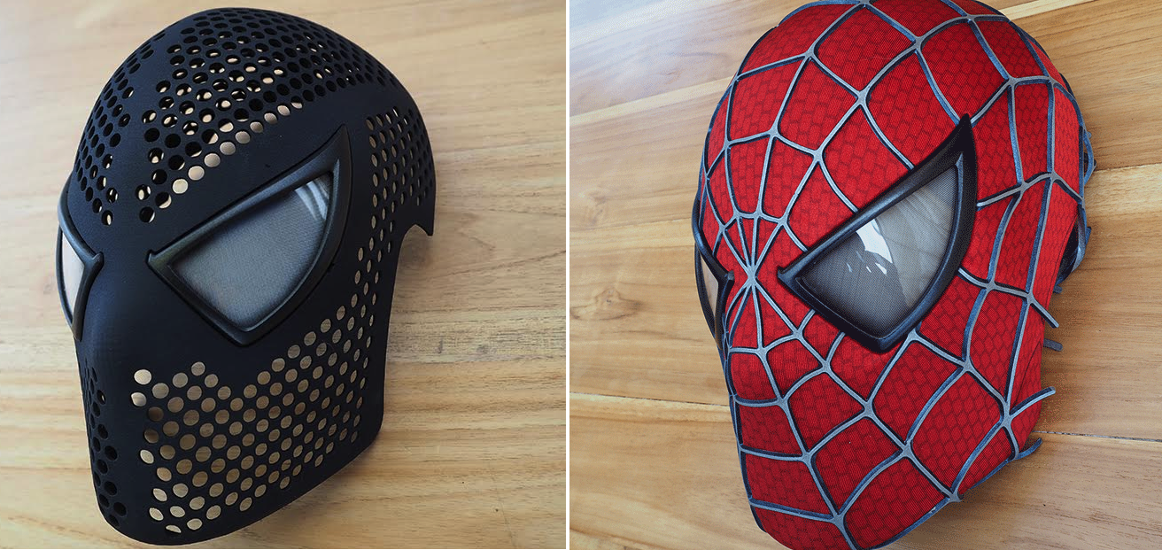 Now Anyone Can Be Spider Man With This Incredible Printed Spidey Mask Print Com The Voice Of Printing Additive Manufacturing