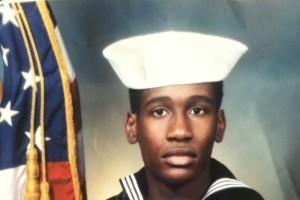 Quan Taylor from his time in the US Navy.
