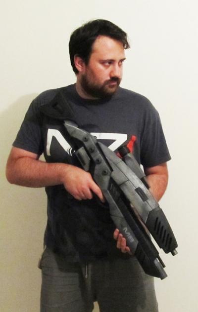 Jeff Lagant with the M8-Avenger